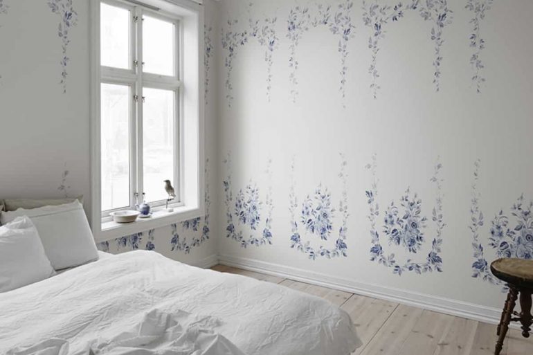 Idei de decor cu tapet pentru pereții din dormitor. Proiect DIY