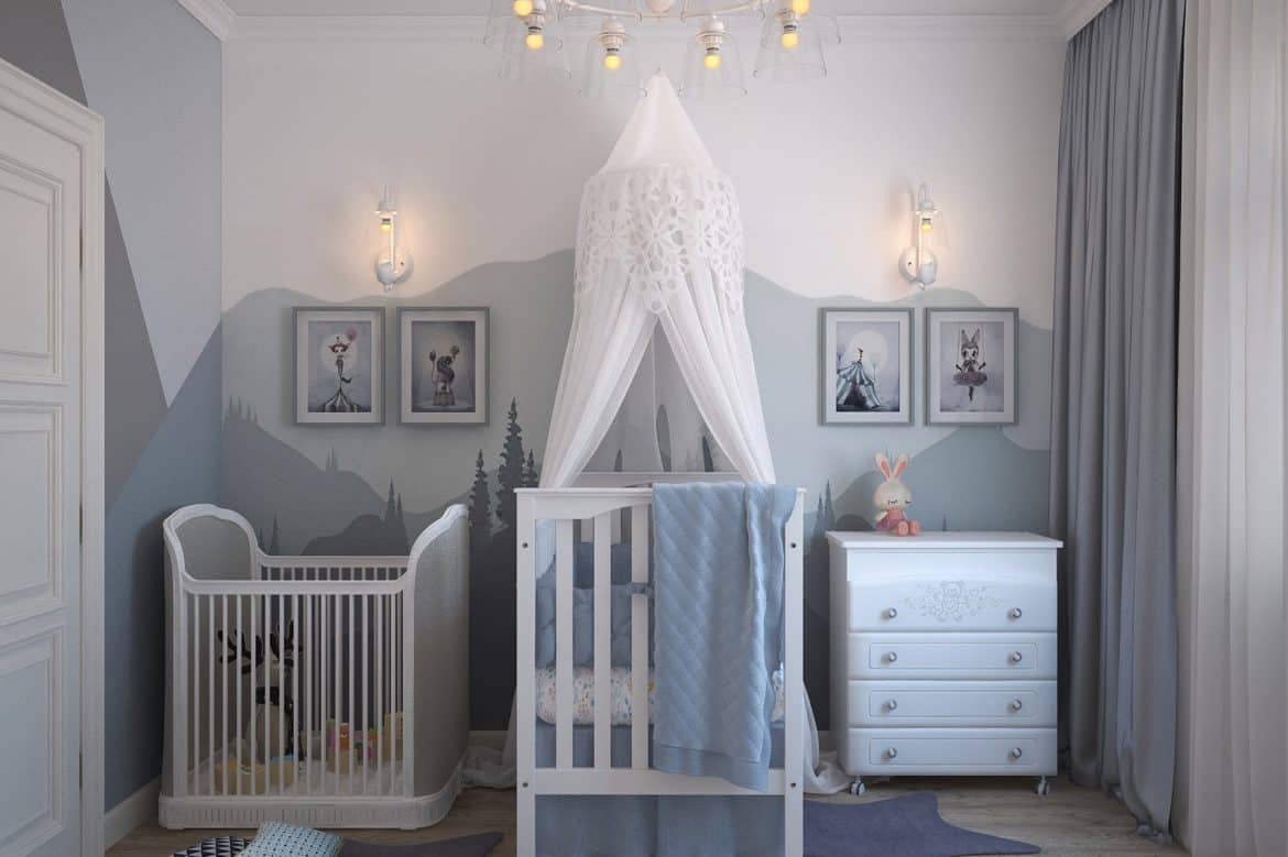 Amenajarea unei camere pentru bebeluși gemeni și tripleți. Ce stil de design alegem, cum organizăm spațiul și care sunt accesoriile must-have