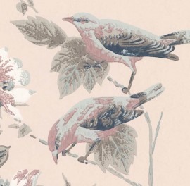 Tapet Rosemore, Pink Luxury Bird, 1838 Wallcoverings, 5.3mp / rola