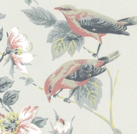 Tapet Rosemore, Grey Luxury Bird, 1838 Wallcoverings, 5.3mp / rola