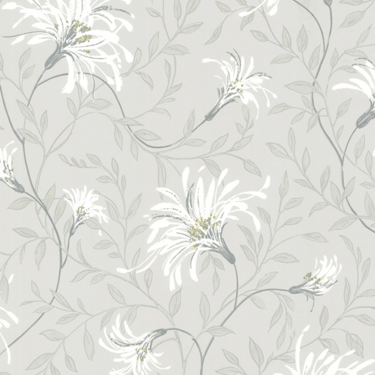 Tapet Fairhaven, Dark Grey Luxury Floral, 1838 Wallcoverings, 5.3mp / rola, Tapet living 