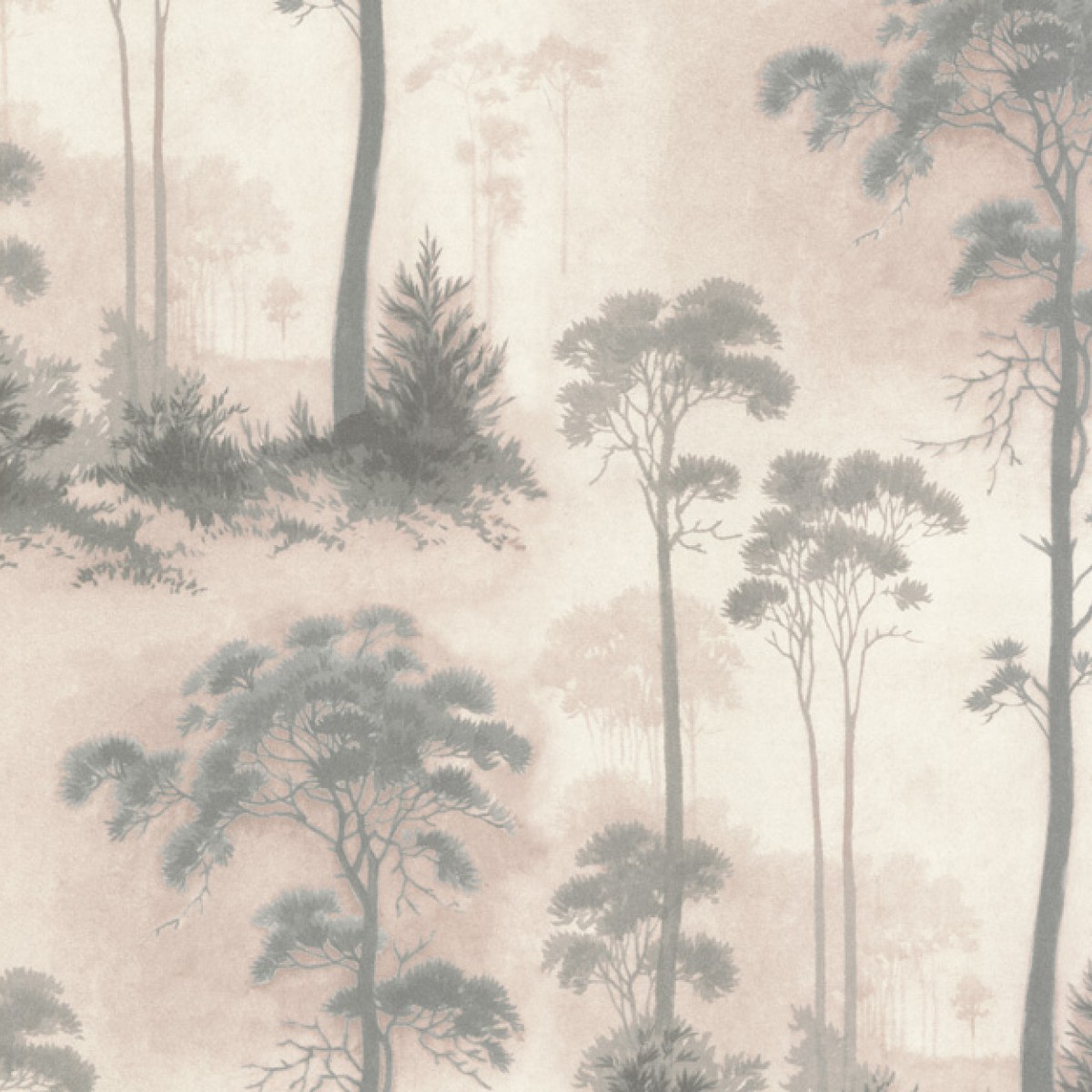 Tapet Prior Park, Pink Luxury Tree, 1838 Wallcoverings, 5.3mp / rola, Tapet living 