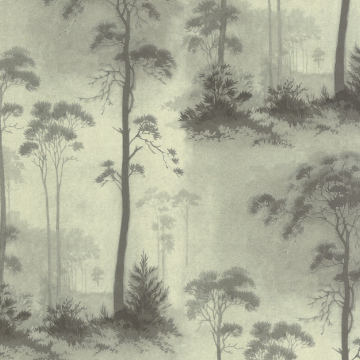 Tapet Prior Park, Grey Luxury Tree, 1838 Wallcoverings, 5.3mp / rola, Tapet living 
