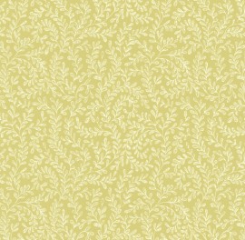 Tapet Audley, Yellow Luxury Leaf, 1838 Wallcoverings, 5.3mp / rola