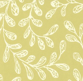 Tapet Audley, Yellow Luxury Leaf, 1838 Wallcoverings, 5.3mp / rola