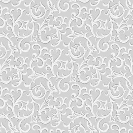 Tapet Brodsworth, Grey Luxury Patterned, 1838 Wallcoverings, 5.3mp / rola