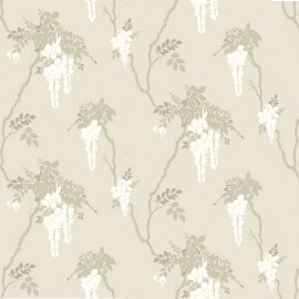 Tapet Leonora, Ivory Neutral Luxury Floral, 1838 Wallcoverings, 5.3mp / rola