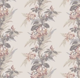 Tapet Aurora, Beach Pink Luxury Floral, 1838 Wallcoverings, 5.3mp / rola