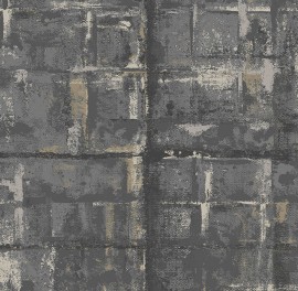 Tapet Patina, Jet Black Luxury Textured, 1838 Wallcoverings, 5.3mp / rola
