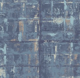 Tapet Patina, Lagoon Blue Luxury Textured, 1838 Wallcoverings, 5.3mp / rola