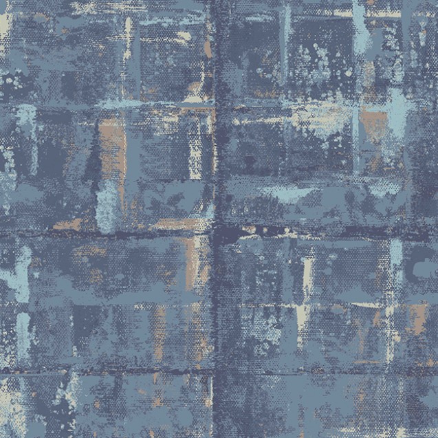 Tapet Patina, Lagoon Blue Luxury Textured, 1838 Wallcoverings, 5.3mp / rola
