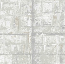 Tapet Patina, Mist Grey Luxury Textured, 1838 Wallcoverings, 5.3mp / rola