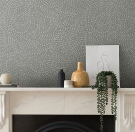 Tapet Mosaic, Marble Grey Luxury, 1838 Wallcoverings, 5.3mp / rola