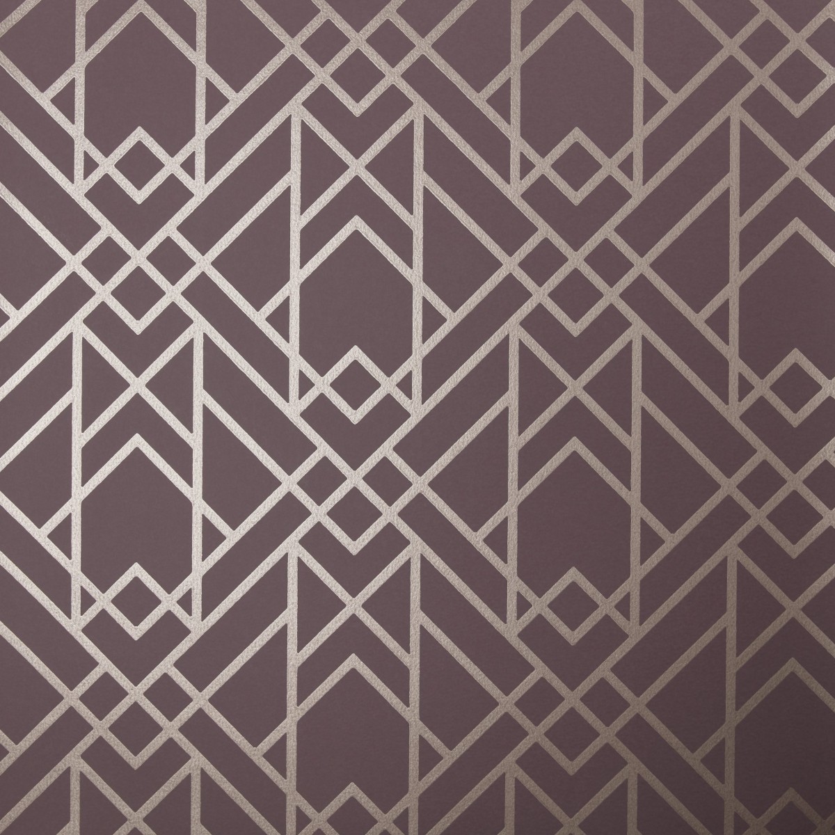 Tapet Metro, Cassis Purple Luxury Geometric, 1838 Wallcoverings, 5.3mp / rola, Tapet living 
