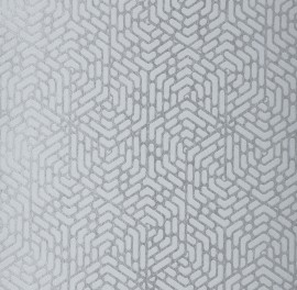 Tapet Willow, Silver Luxury Geometric, 1838 Wallcoverings, 5.3mp / rola