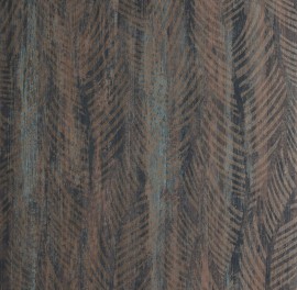 Tapet Bramble, Caramel Brown Luxury Leaf, 1838 Wallcoverings, 5.3mp / rola