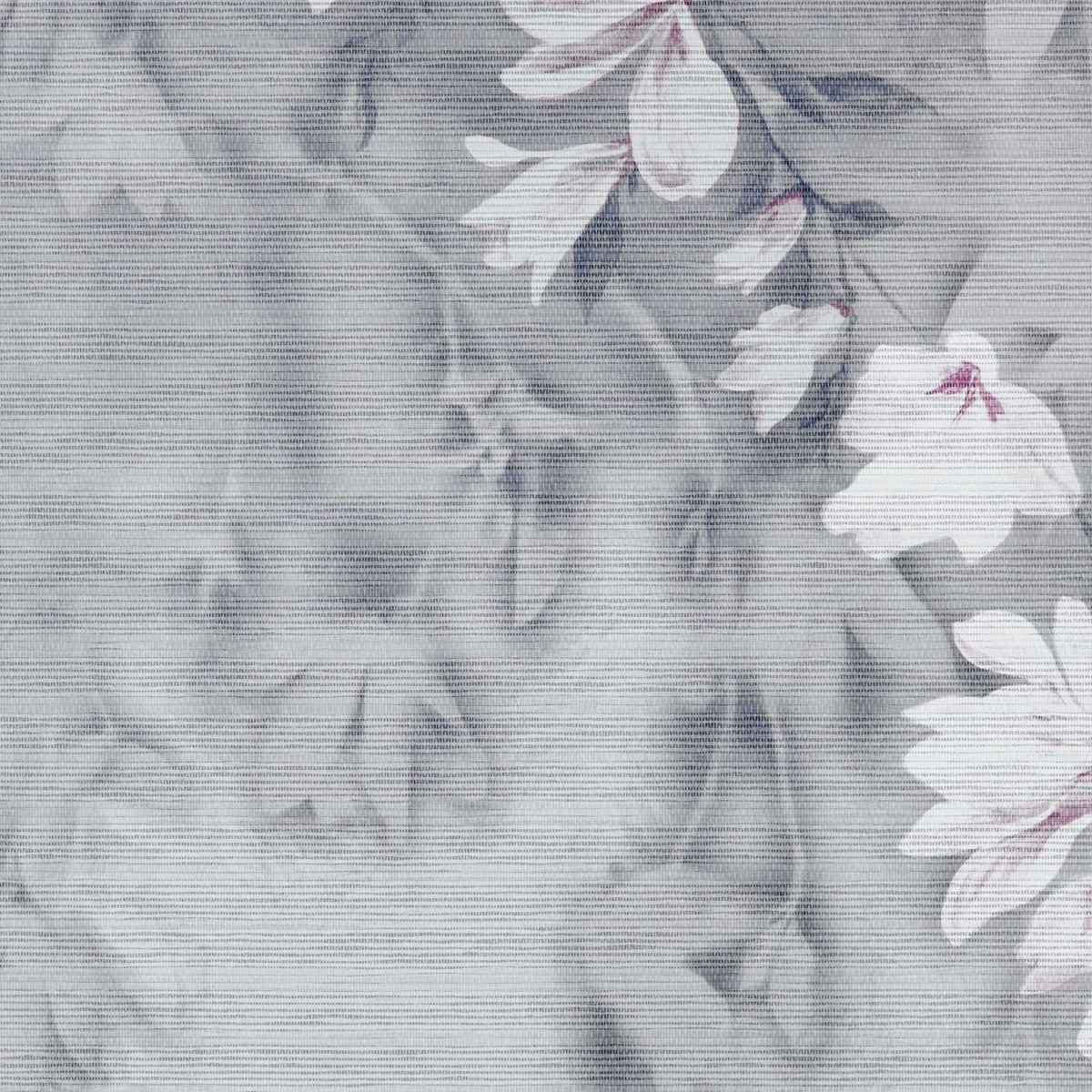 Tapet Trailing Magnolia, Mist Grey Luxury Floral Paperweave, 1838 Wallcoverings, 5.2mp / rola, Tapet living
