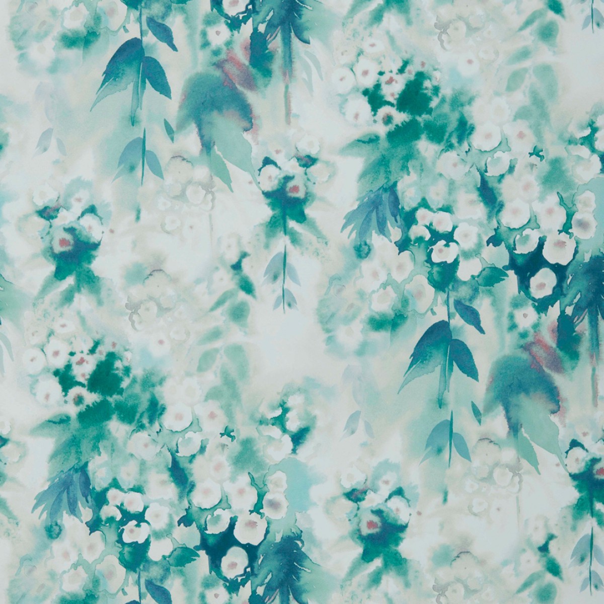 Tapet Cascade, Clover Green Luxury Floral, 1838 Wallcoverings, 5.3mp / rola, Tapet living 