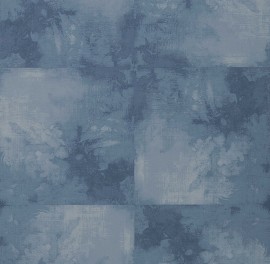 Tapet Crystalline, Agate Blue Luxury Tile, 1838 Wallcoverings, 5.3mp / rola