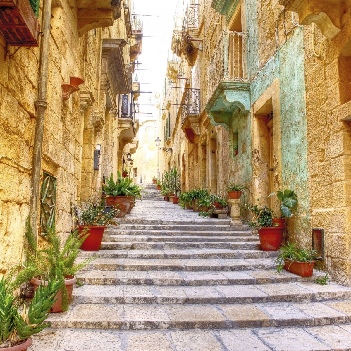 Foto tapet 3D Narrow Street, Dimex, 5 fâșii, 375 x 250cm