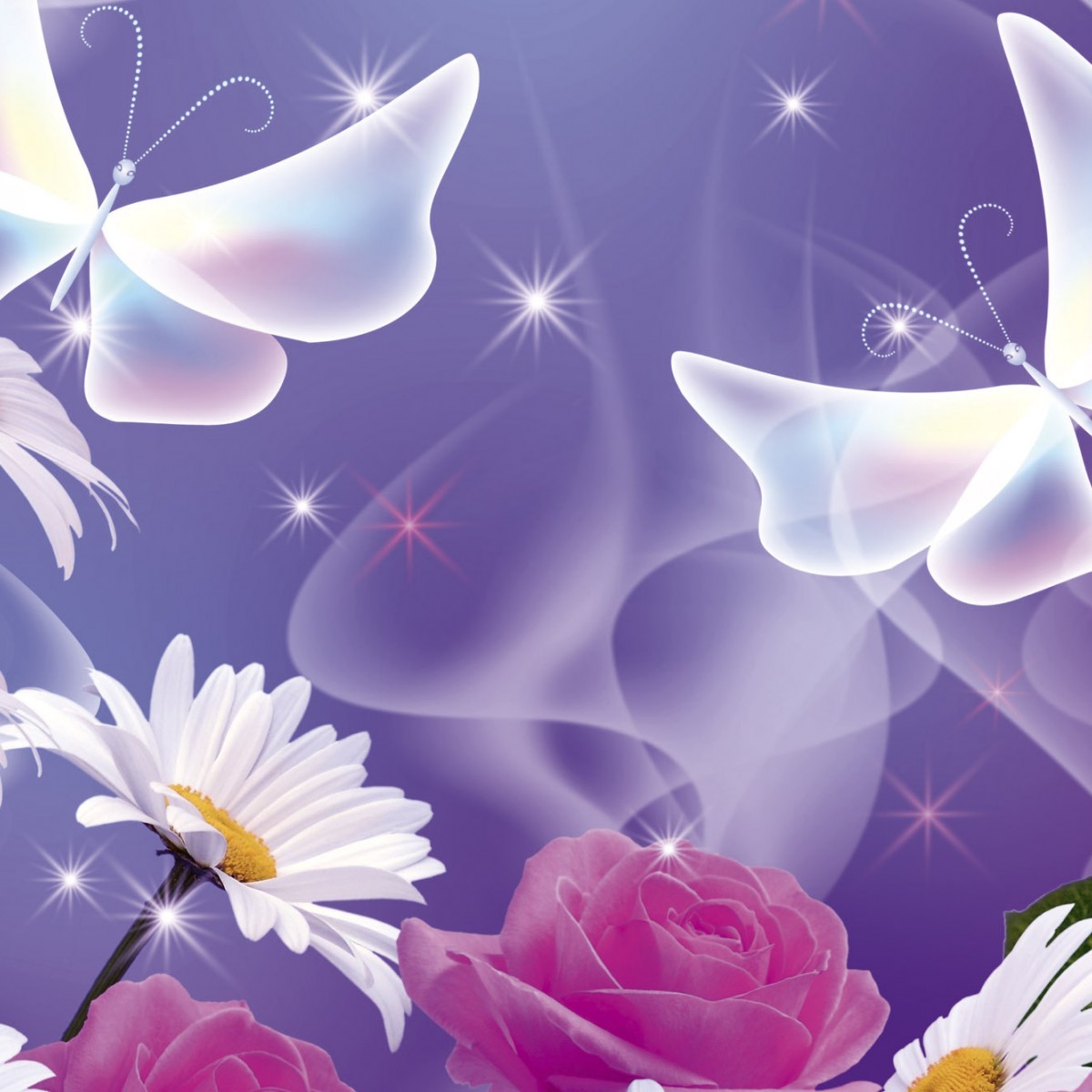 Foto tapet 3D Butterfly, Dimex, 5 fâșii, 375 x 250cm