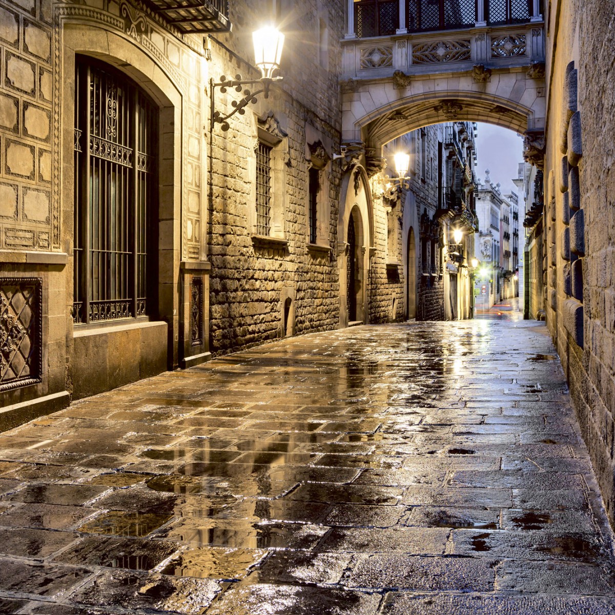 Foto tapet 3D Ancient Street, Dimex, 5 fâșii, 375 x 250cm