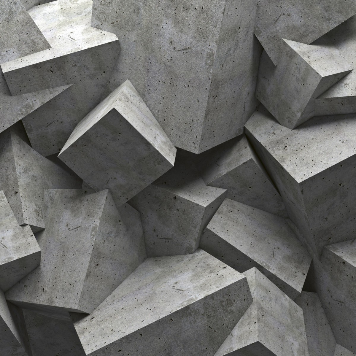 Foto tapet 3D Concrete Cubes, Dimex, 5 fâșii, 375 x 250cm