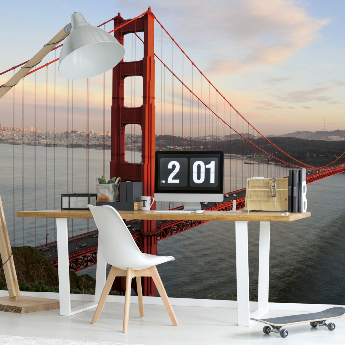 Foto tapet 3D Golden Gate, Dimex, 5 fâșii, 375 x 250cm
