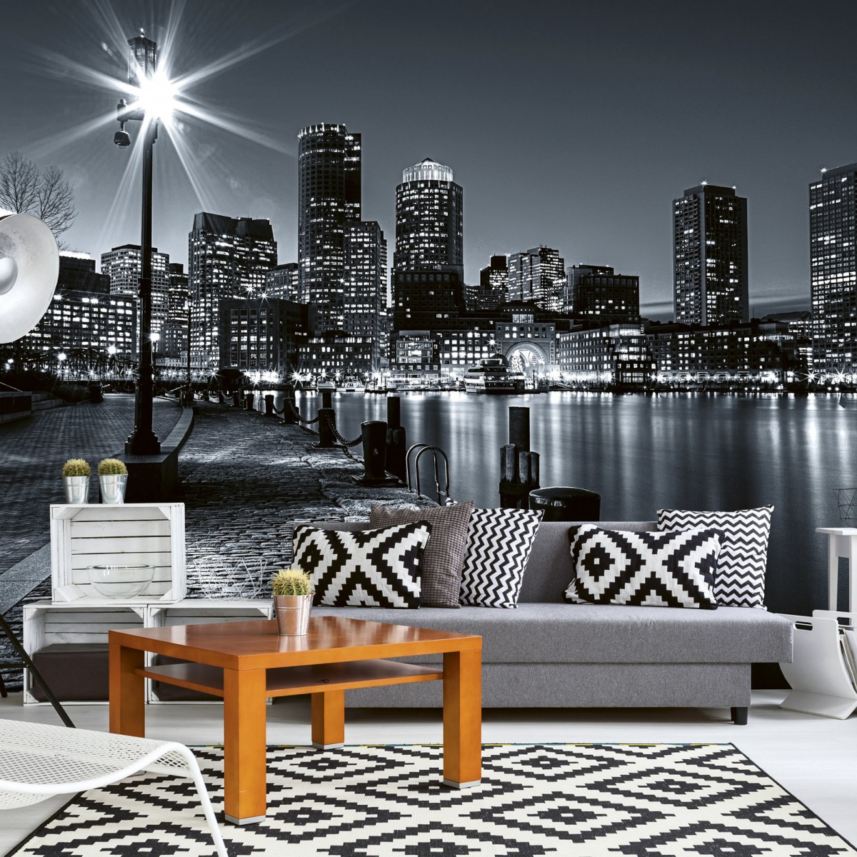 Foto tapet 3D Boston, Dimex, 5 fâșii, 375 x 250cm