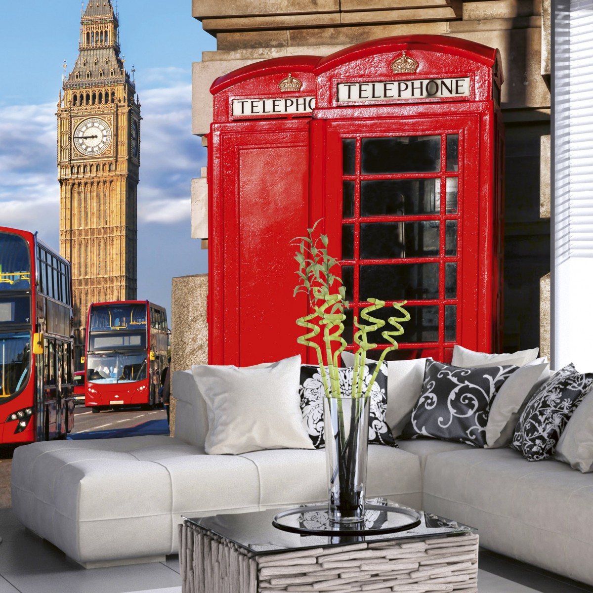 Foto tapet 3D Big Ben, Dimex, 5 fâșii, 375 x 250cm