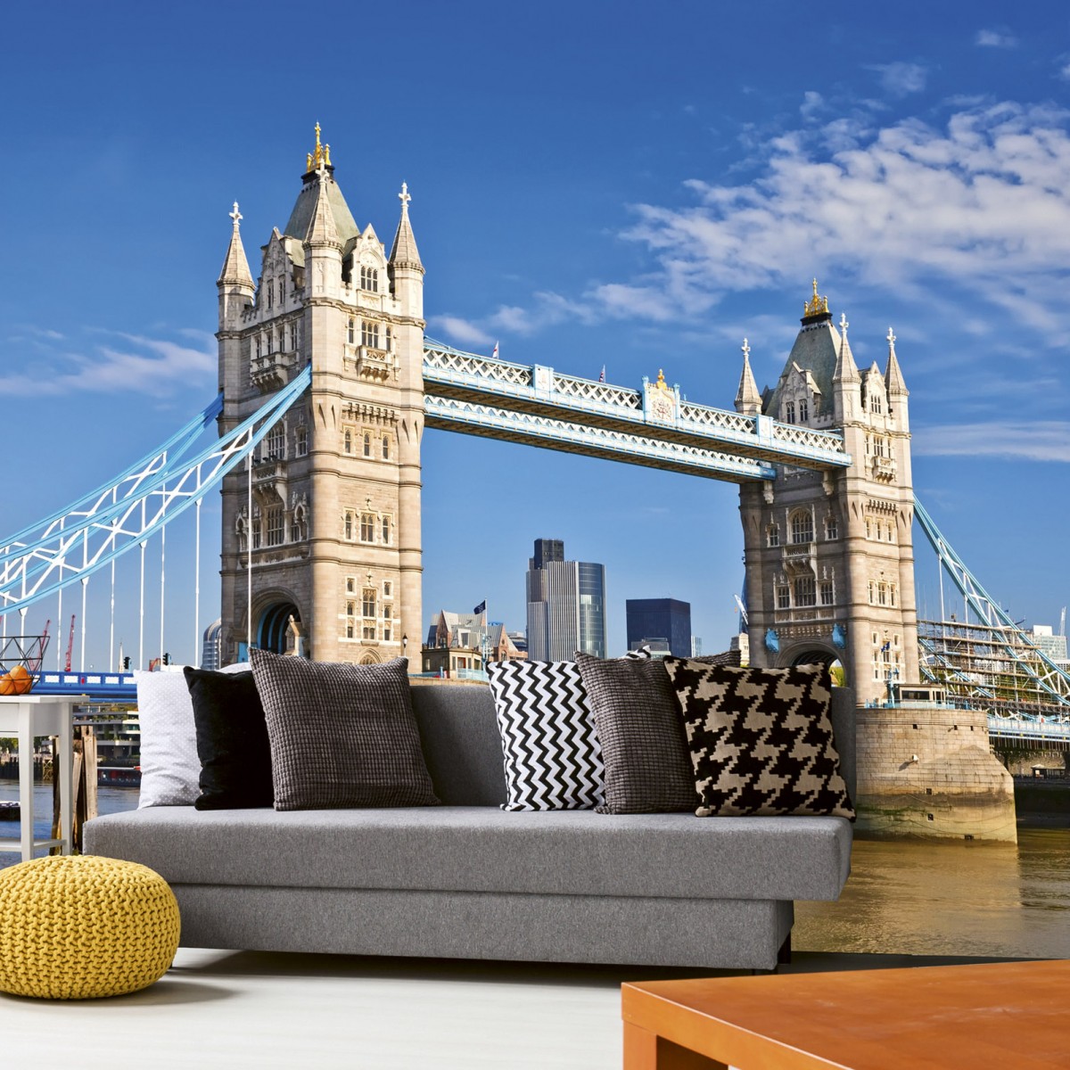 Foto tapet 3D Tower Bridge, Dimex, 5 fâșii, 375 x 250cm