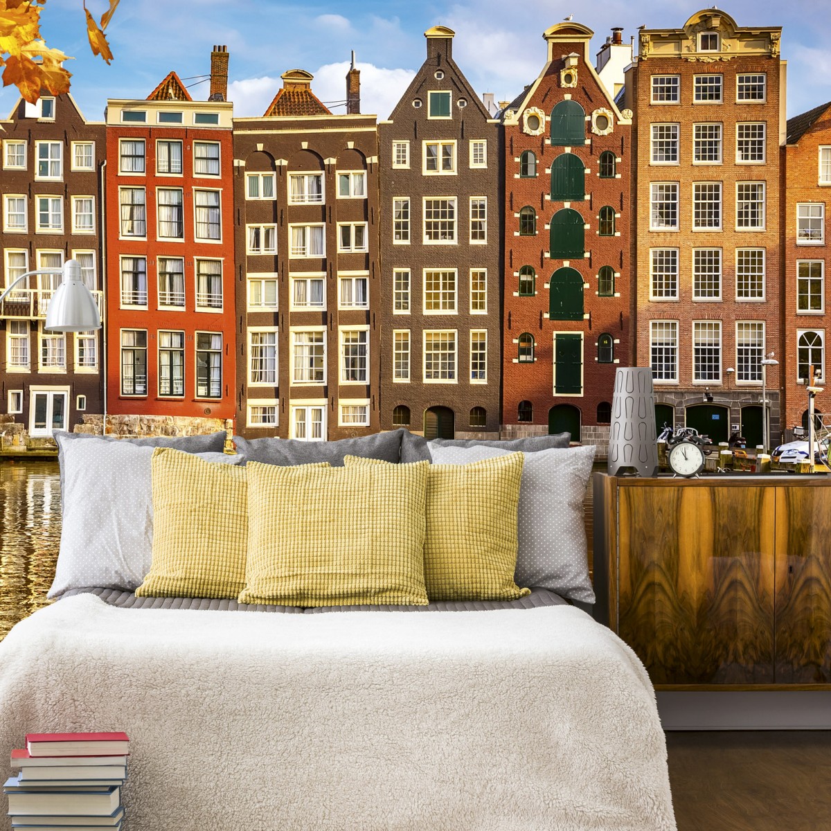 Foto tapet 3D Houses In Amsterdam, Dimex, 5 fâșii, 375 x 250cm