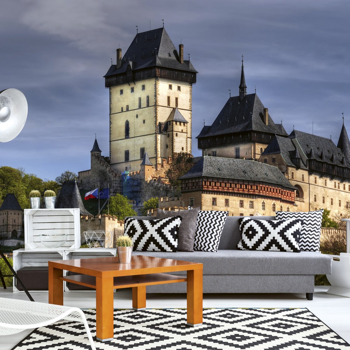 Foto tapet 3D Karlstejn, Dimex, 5 fâșii, 375 x 250cm