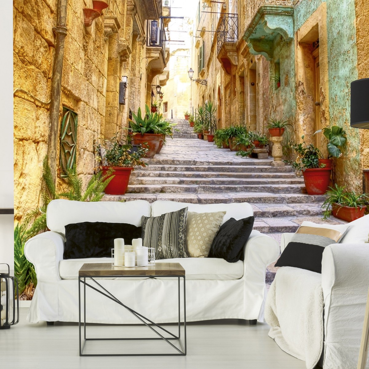 Foto tapet 3D Narrow Street, Dimex, 5 fâșii, 375 x 250cm