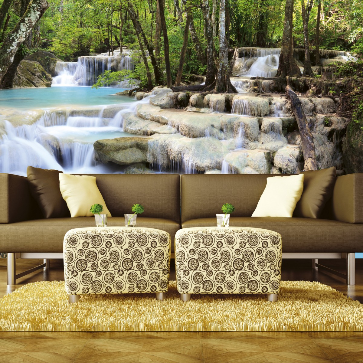 Foto tapet 3D Waterfall, Dimex, 5 fâșii, 375 x 250cm