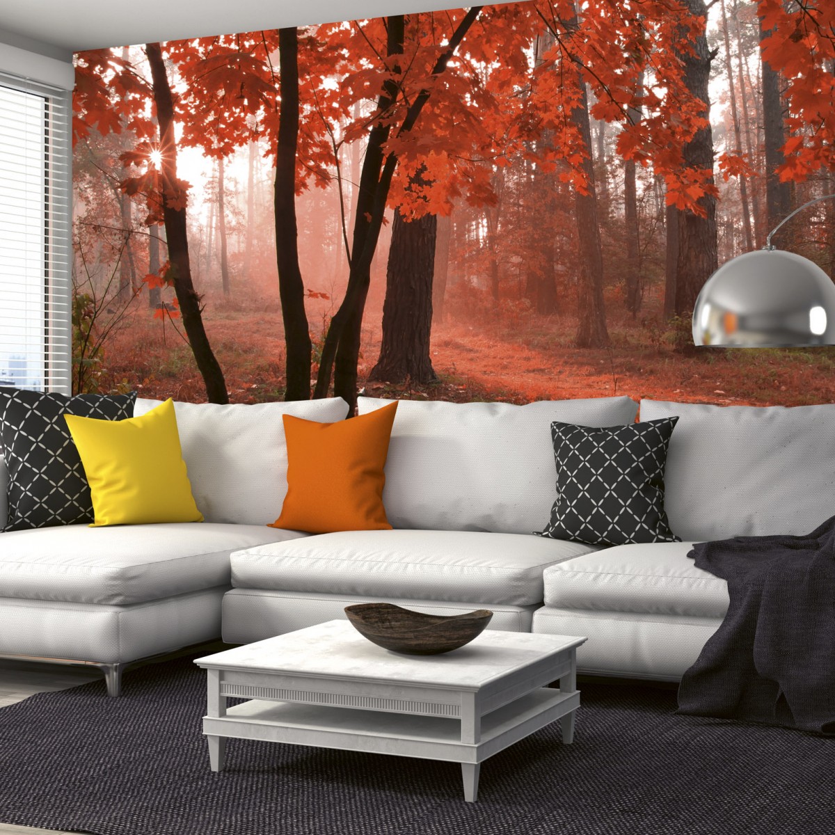 Foto tapet 3D Misty Forest, Dimex, 5 fâșii, 375 x 250cm