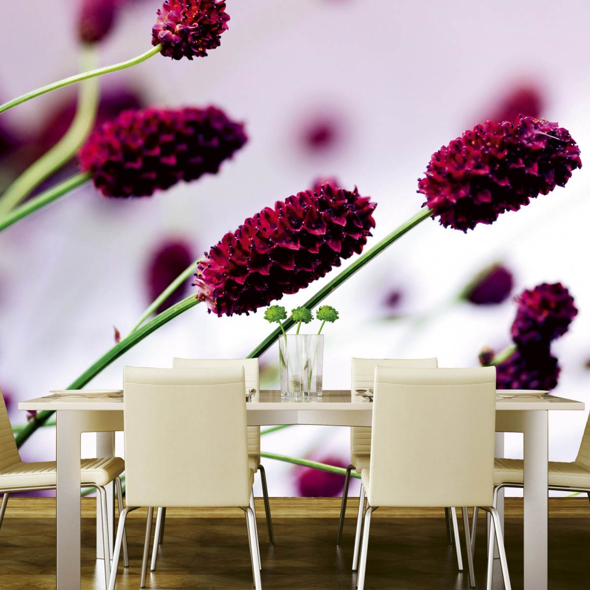 Foto tapet 3D Floral Violet, Dimex, 5 fâșii, 375 x 250cm
