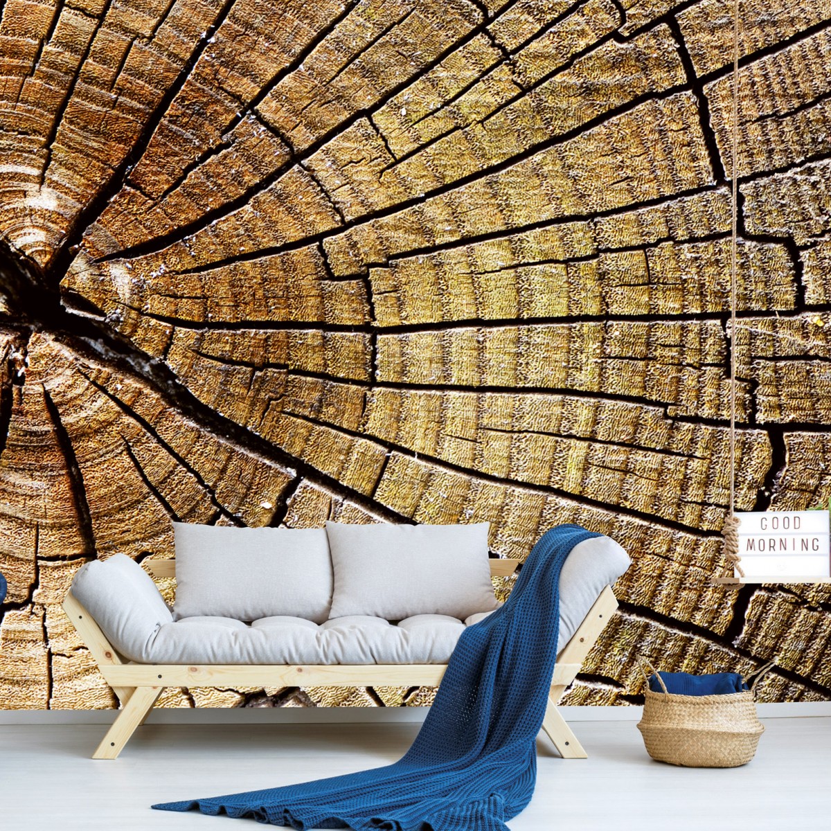 Foto tapet 3D Wood, Dimex, 5 fâșii, 375 x 250cm