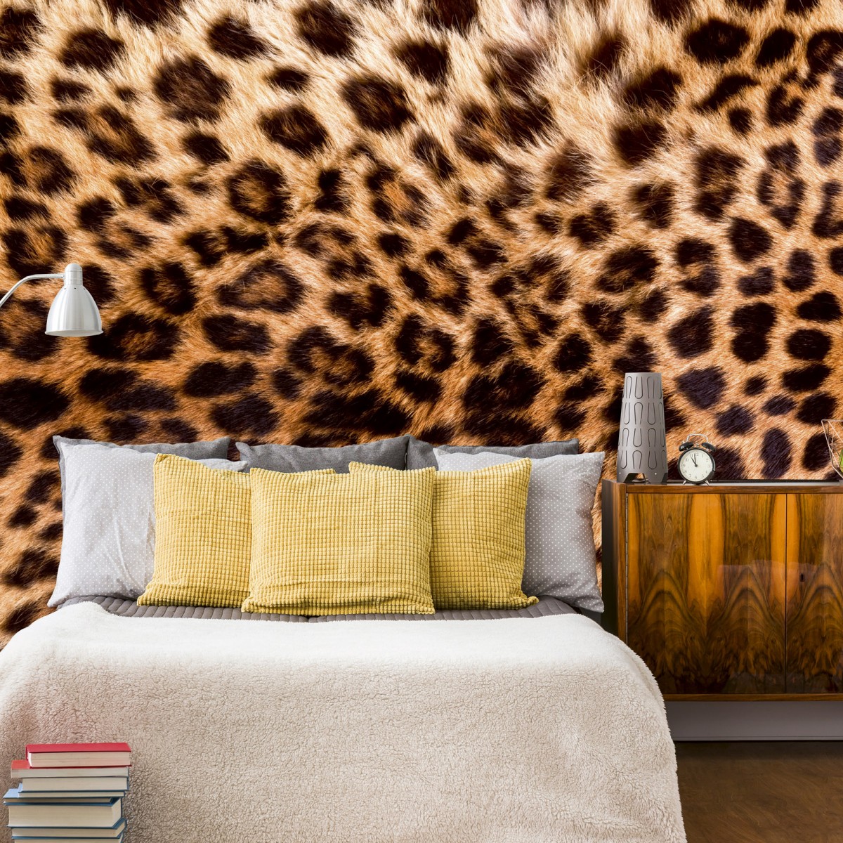 Foto tapet 3D Leopard Skin, Dimex, 5 fâșii, 375 x 250cm