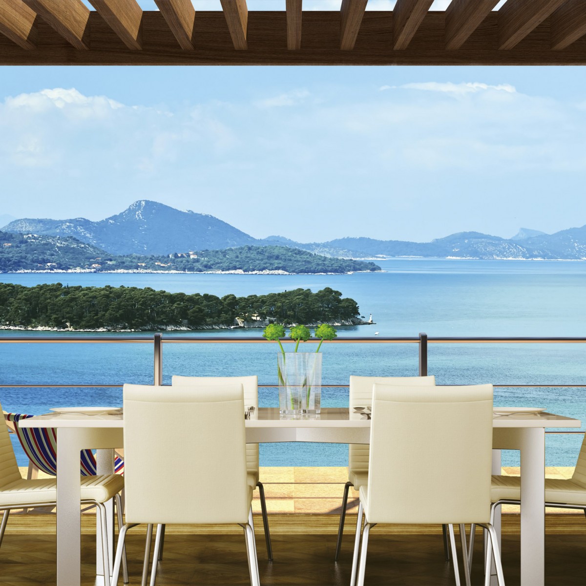 Foto tapet 3D Sea View, Dimex, 5 fâșii, 375 x 250cm