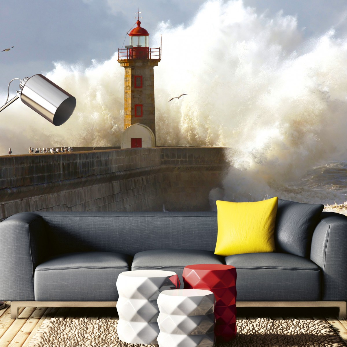 Foto tapet 3D Lighthouse, Dimex, 5 fâșii, 375 x 250cm
