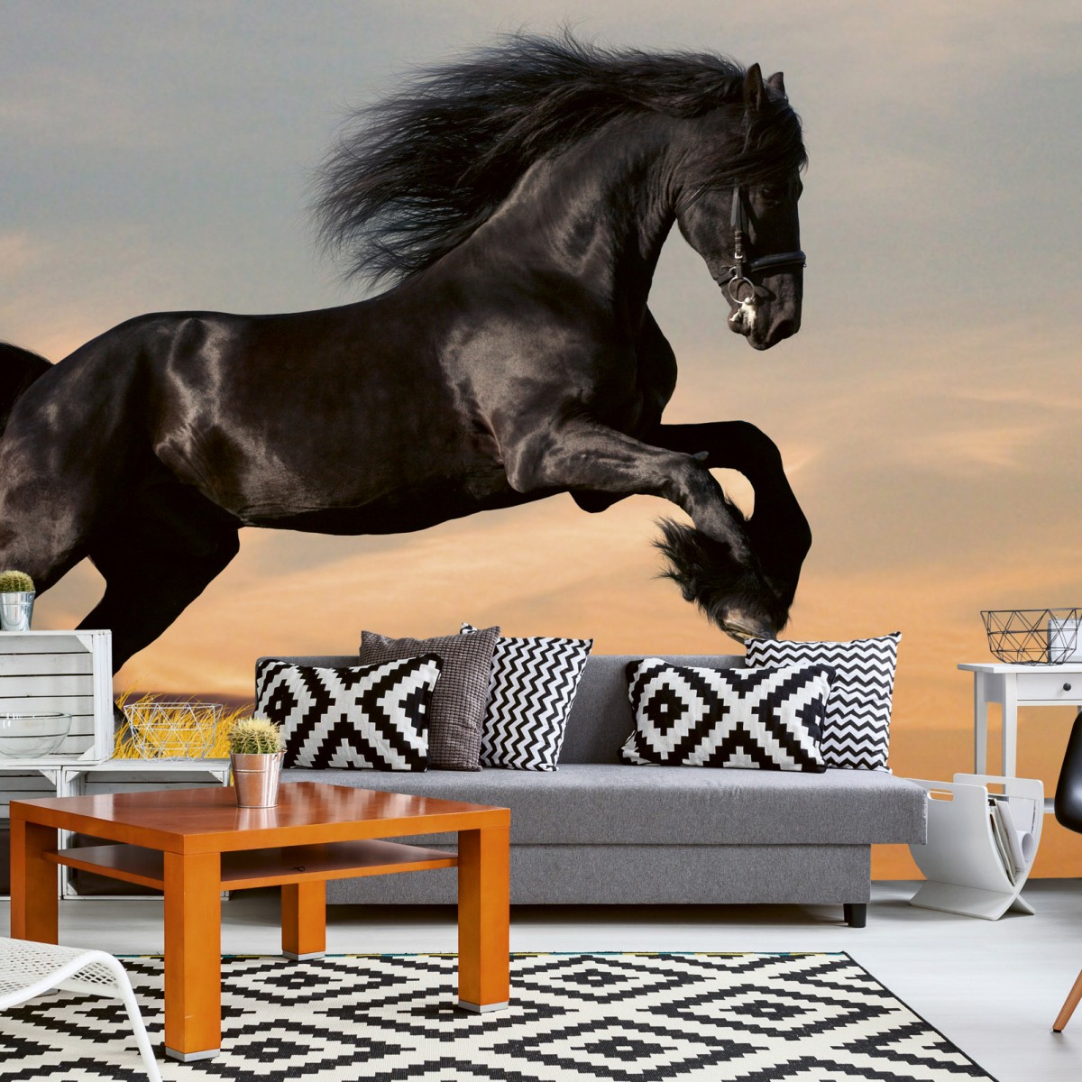 Foto tapet 3D Horse, Dimex, 5 fâșii, 375 x 250cm