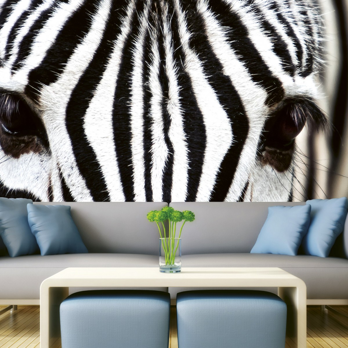 Foto tapet 3D Zebra, Dimex, 5 fâșii, 375 x 250cm