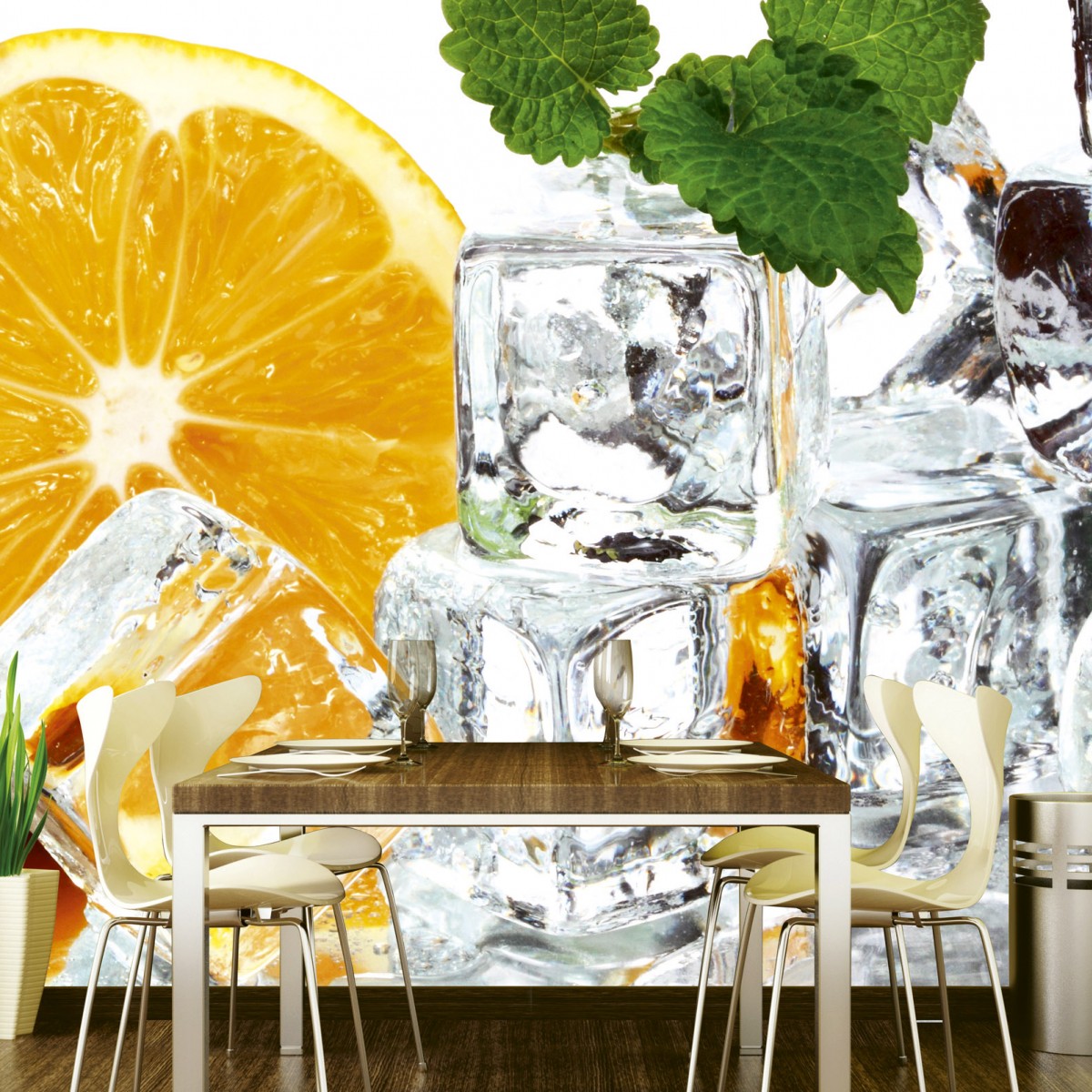 Foto tapet 3D Lemon And Ice, Dimex, 5 fâșii, 375 x 250cm