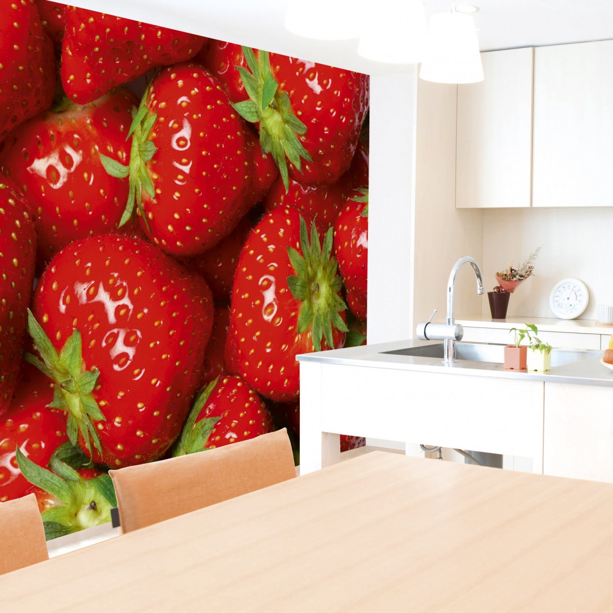 Foto tapet 3D Strawberry, Dimex, 5 fâșii, 375 x 250cm