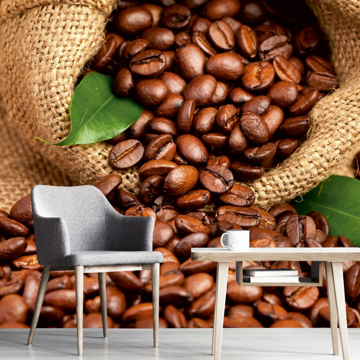Foto tapet 3D Coffee Beans, Dimex, 5 fâșii, 375 x 250cm