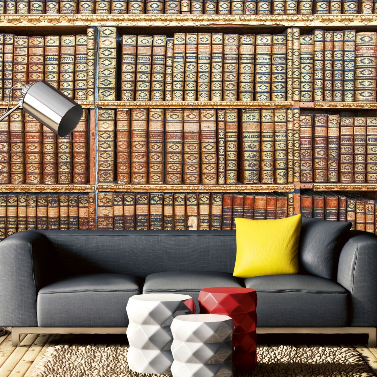 Foto tapet 3D Library, Dimex, 5 fâșii, 375 x 250cm
