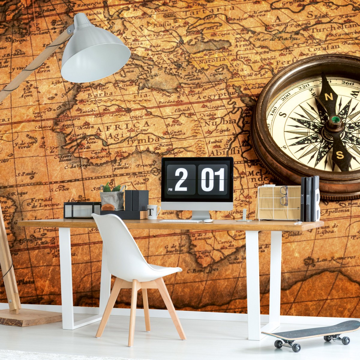 Foto tapet 3D Compass, Dimex, 5 fâșii, 375 x 250cm