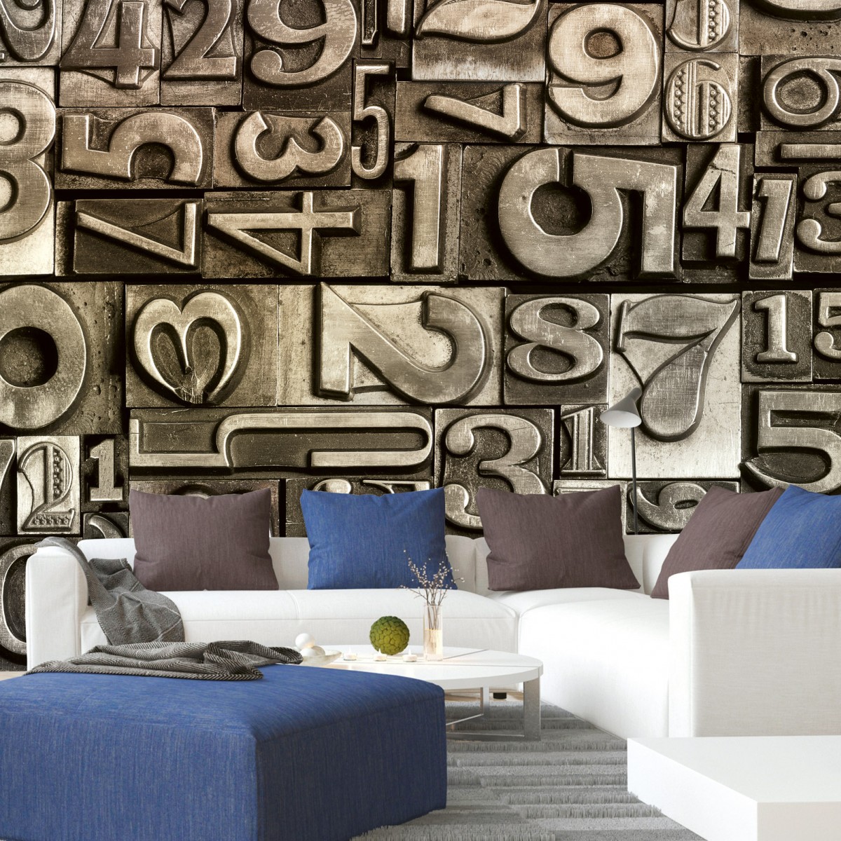Foto tapet 3D Typeset, Dimex, 5 fâșii, 375 x 250cm