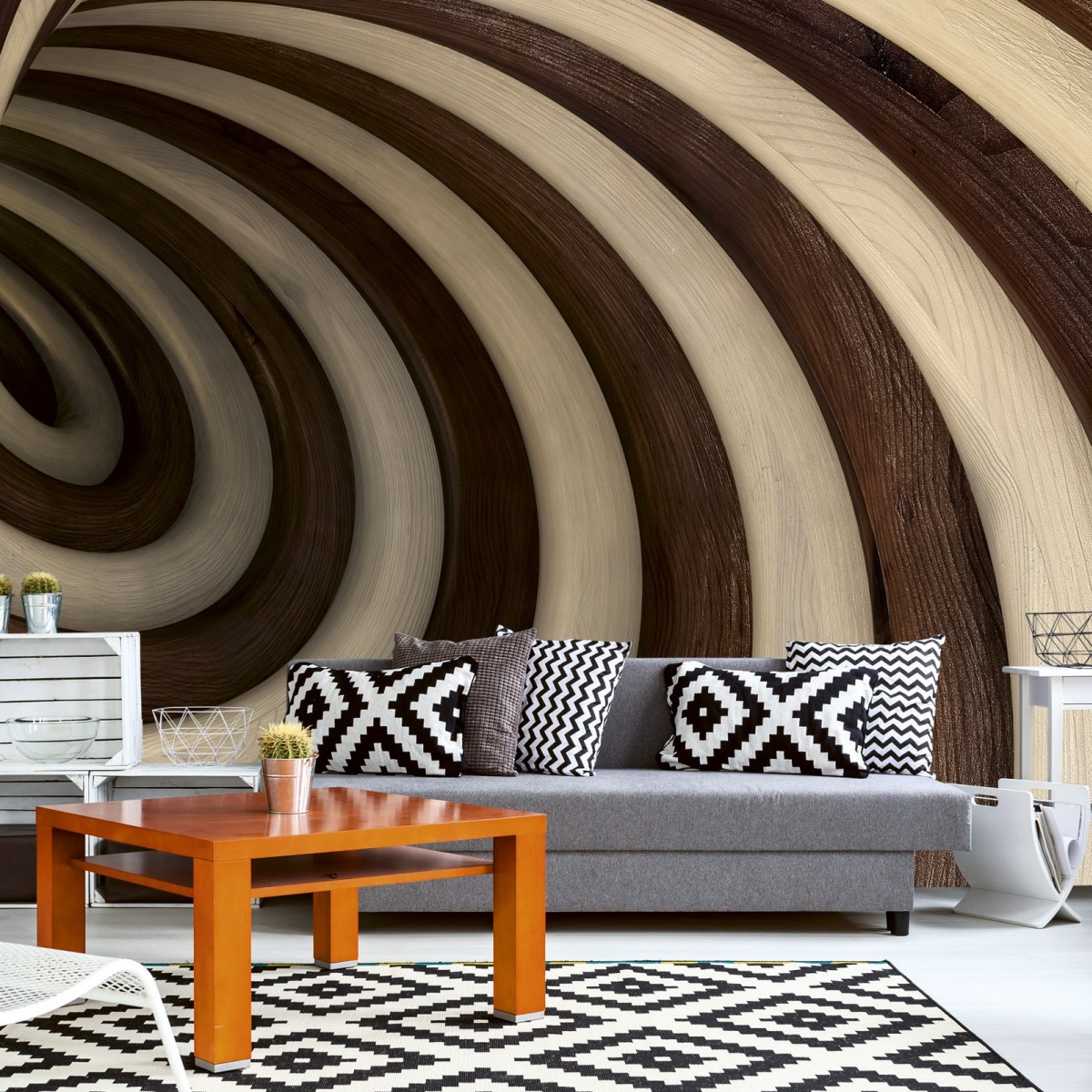 Foto tapet 3D Twisted Tunel, Dimex, 5 fâșii, 375 x 250cm